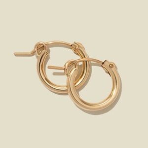 Made By Mary Maude 14K Gold Filled Hoop Earrings 13mm Never Worn